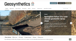 Desktop Screenshot of geosyntheticsmagazine.com